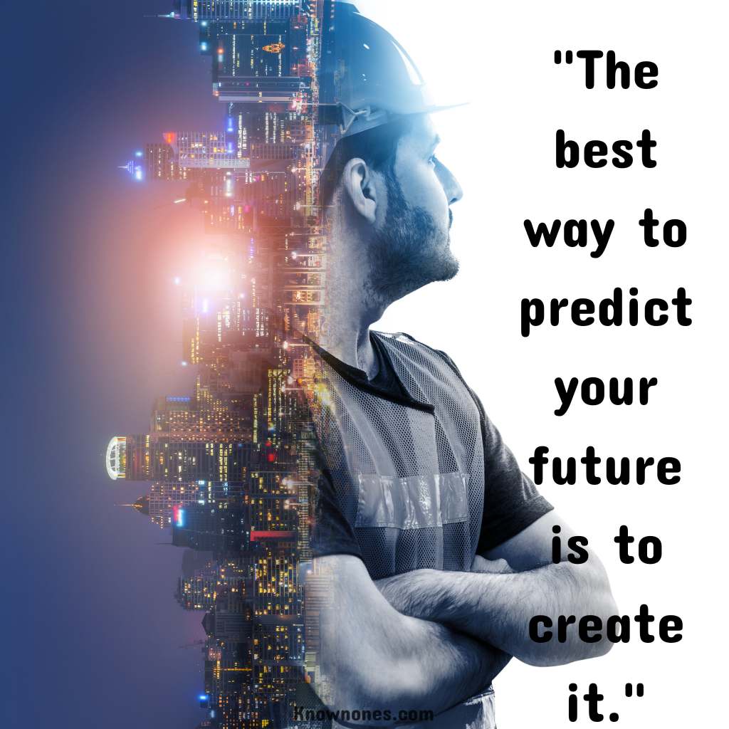 inspirational quote man thinking of future 1